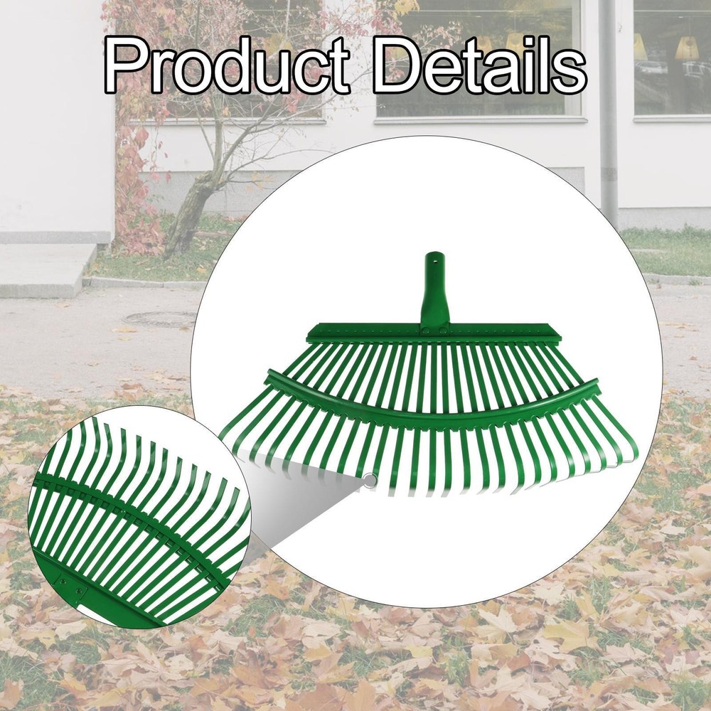 Thatching Leaf Rake Head Garden Rake Head Lightweight High Carbon Tool for