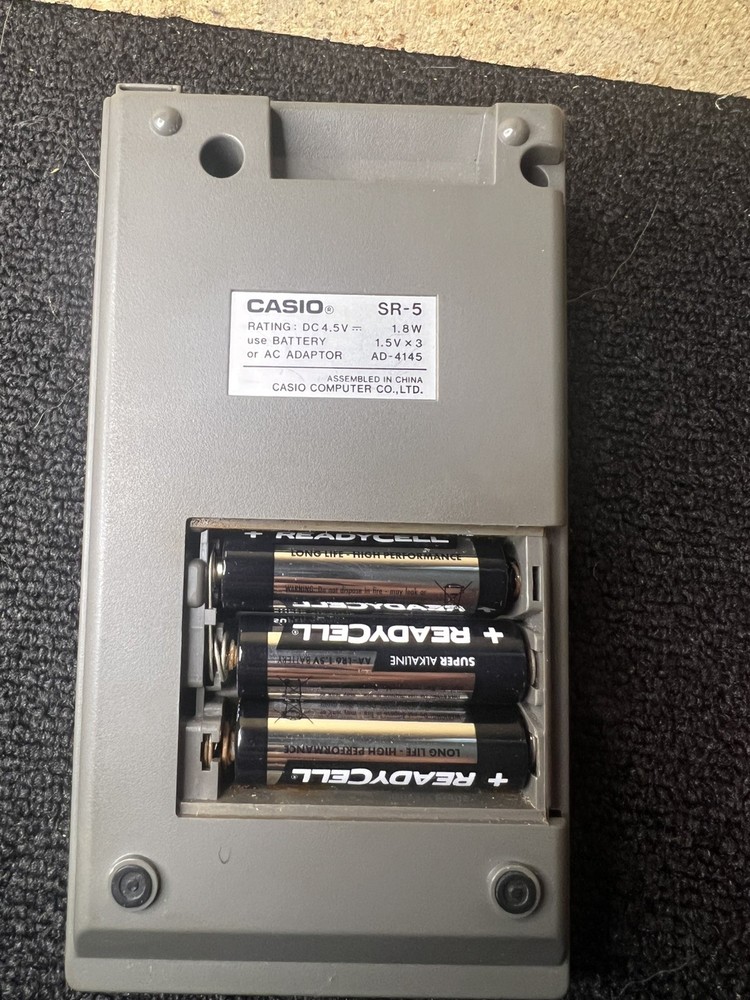 Casio SR-5 Calculator with printer built-in, WORKING Vintage