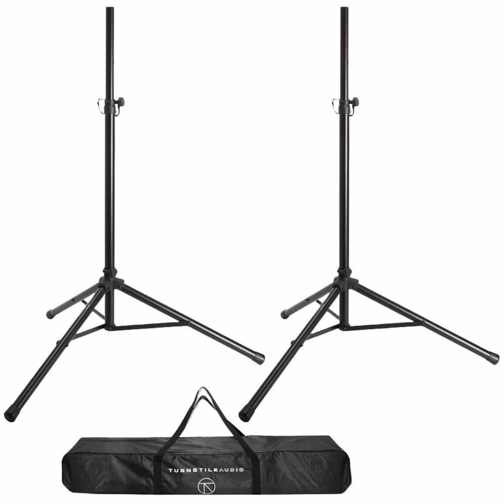 Behringer DR110DSP 10" 1000W 2-Way Active PA Powered Speaker, Pair, Bundle with