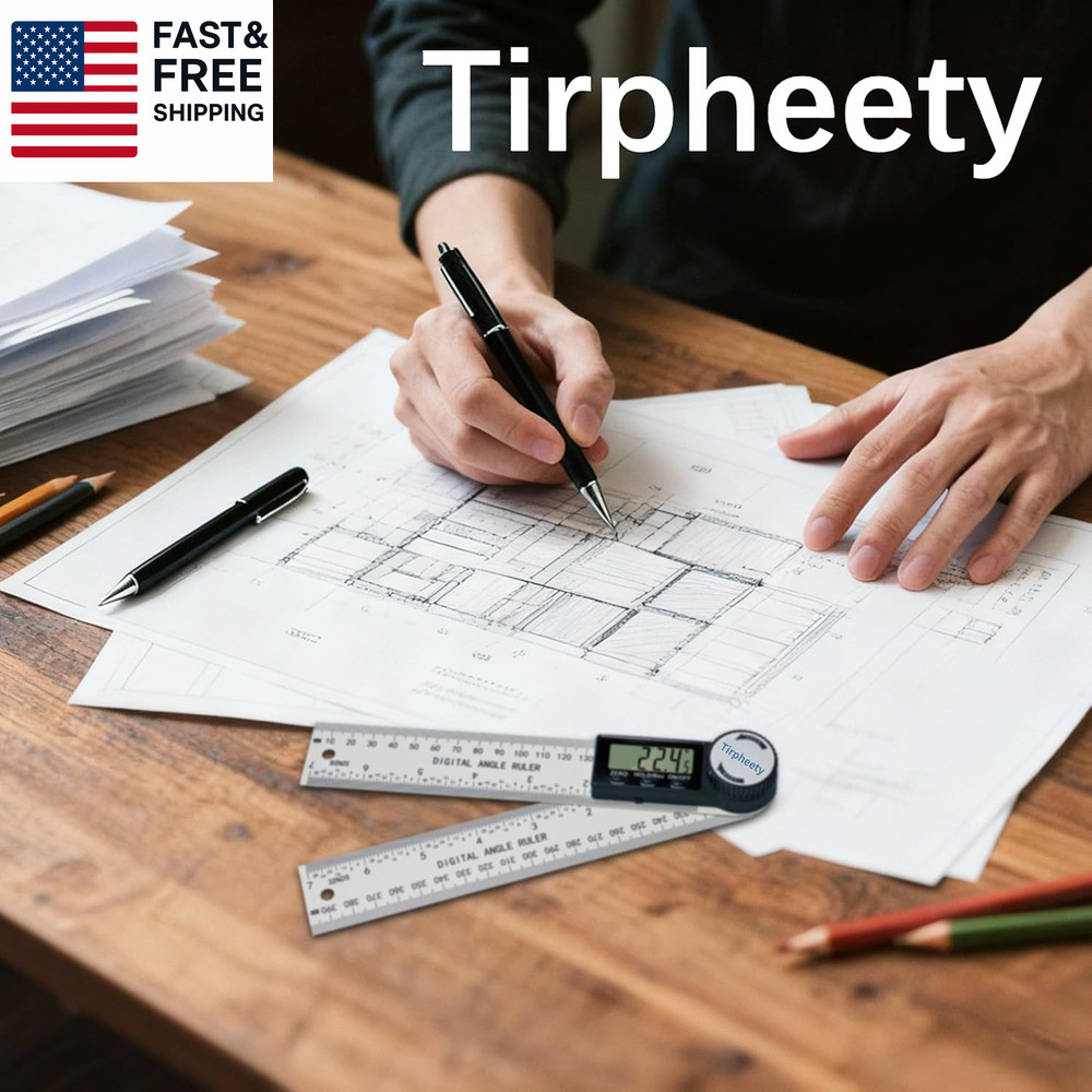 Digital Angle Finder Protractor, 3Rd Generation Quick Display Angle Gauge Ruler,