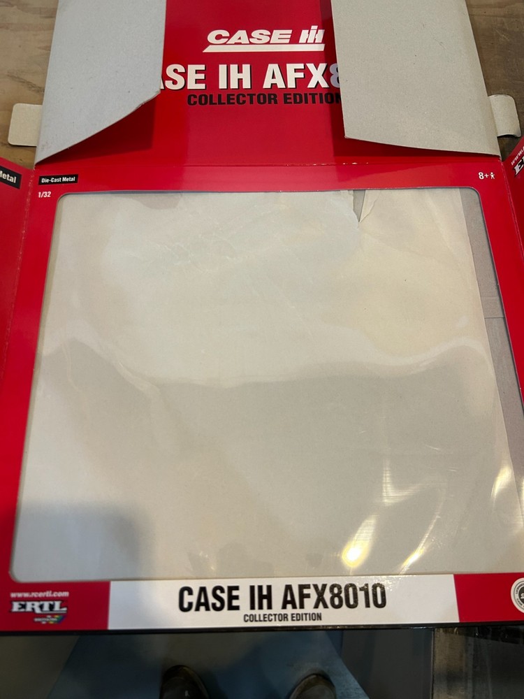 CASE IH ERTL 1:32 EMPTY BOX - CASE IH AFX8010 Collector Edition