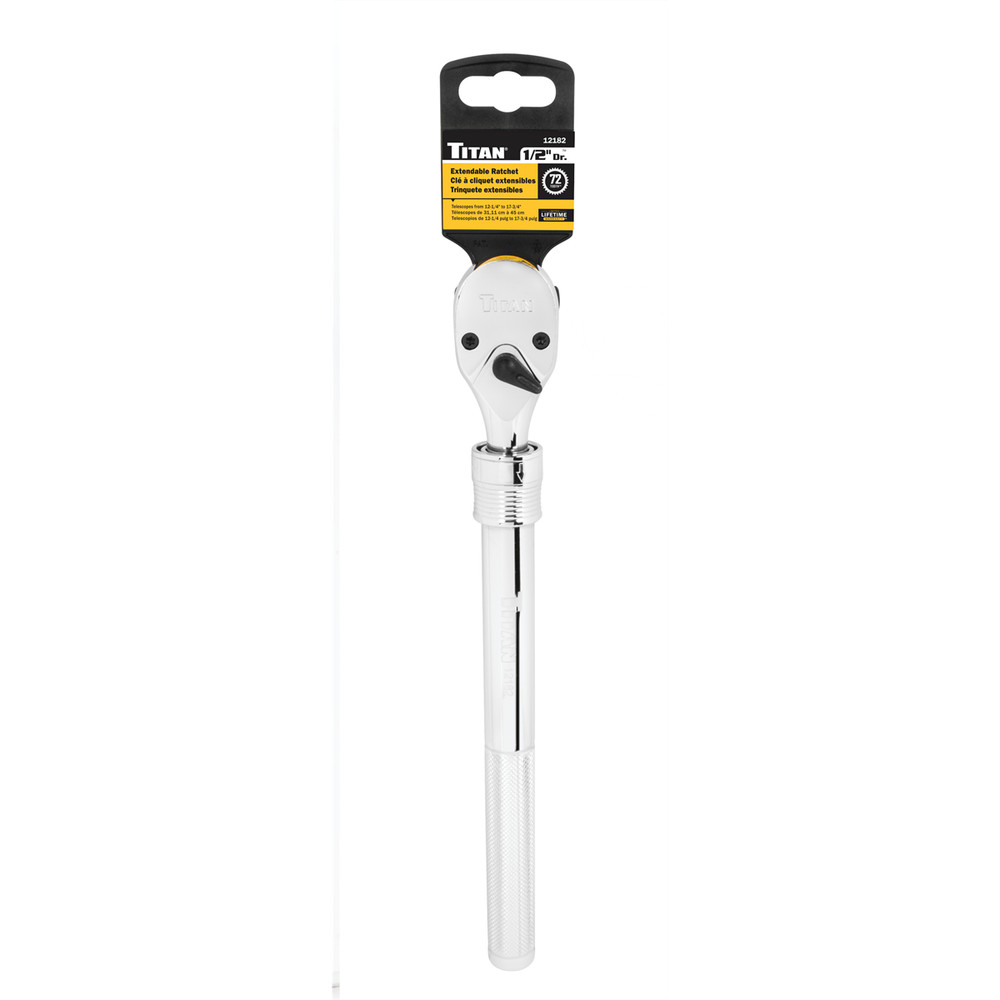 Titan 1/2 in. Drive Extendable Ratchet