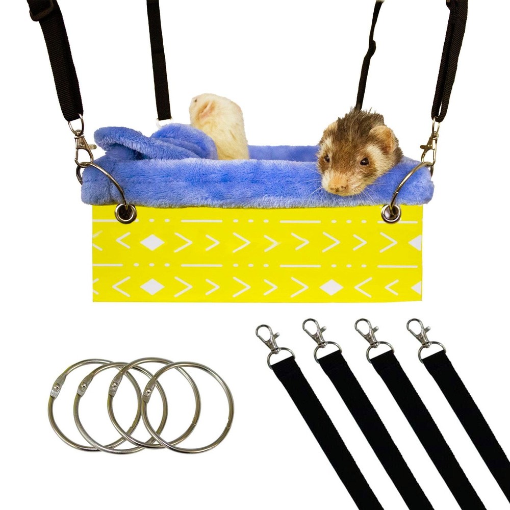 Ferret Box Bed Hammock for Hanging or Shelf Use
