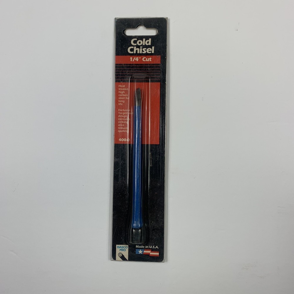 DASCO PRO 400-0 1/4" COLD CHISEL USA MADE TOOL