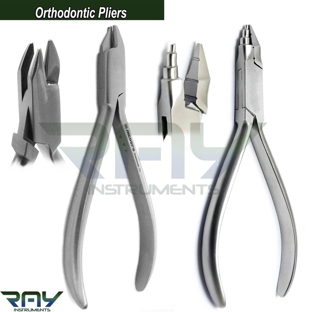 Orthodontic Young Plier Aderer Three Prong Wire Bending Loop Forming Pliers CE