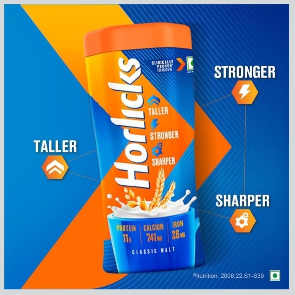 Horlicks Original Classic Malt Plain, 2.2lbs (1000g)