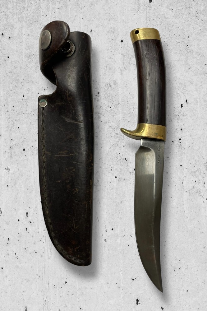 Robert Parish 17 Fixed Blade Knife w/ Leather Sheath