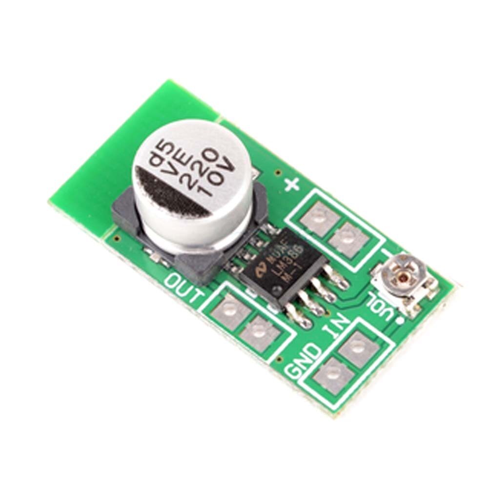DC 3~12V 5V Adjustable Mini LM386 Audio Power Amplifier Board Module 750mW
