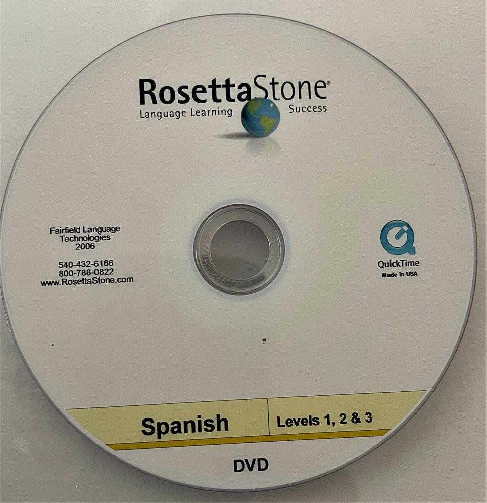 Rosetta Stone Spanish Levels 1, 2 & 3