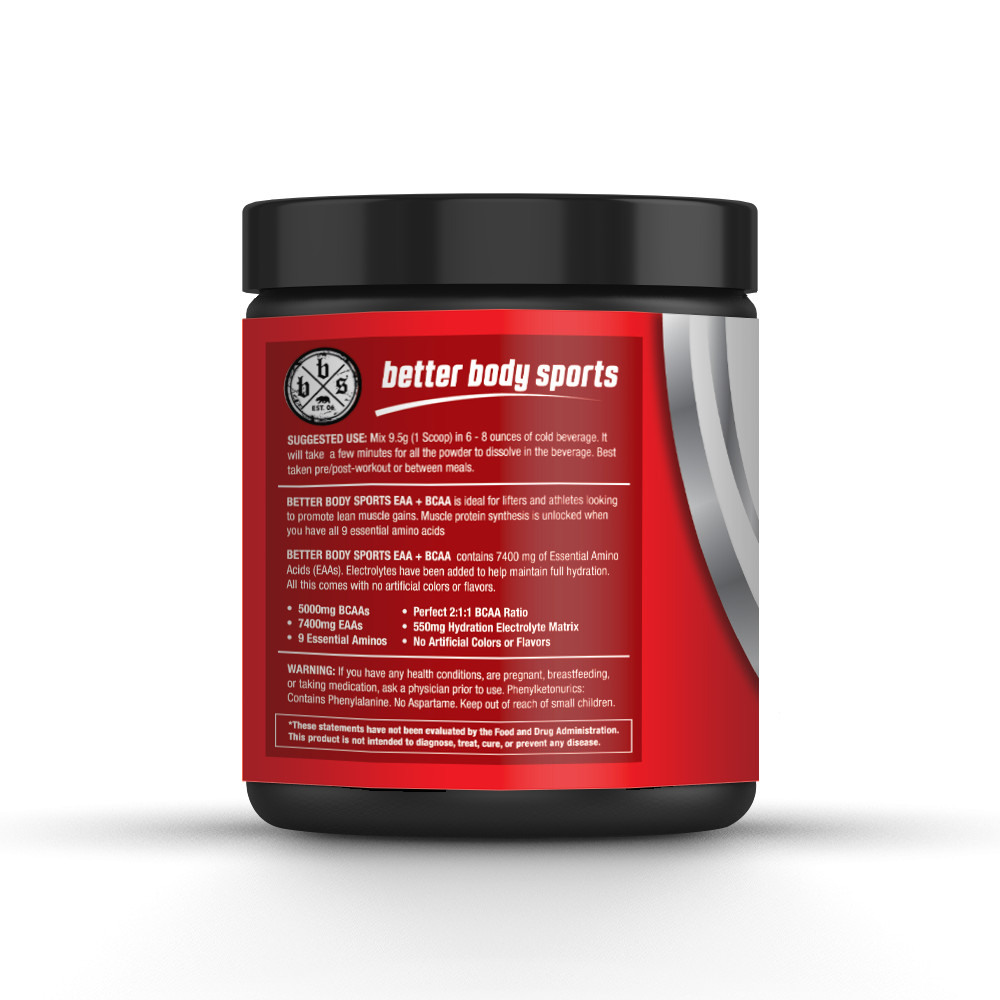 Bodyform – BCAA and EAA Supplement With Electrolytes (2 Pack) - 60 Servings