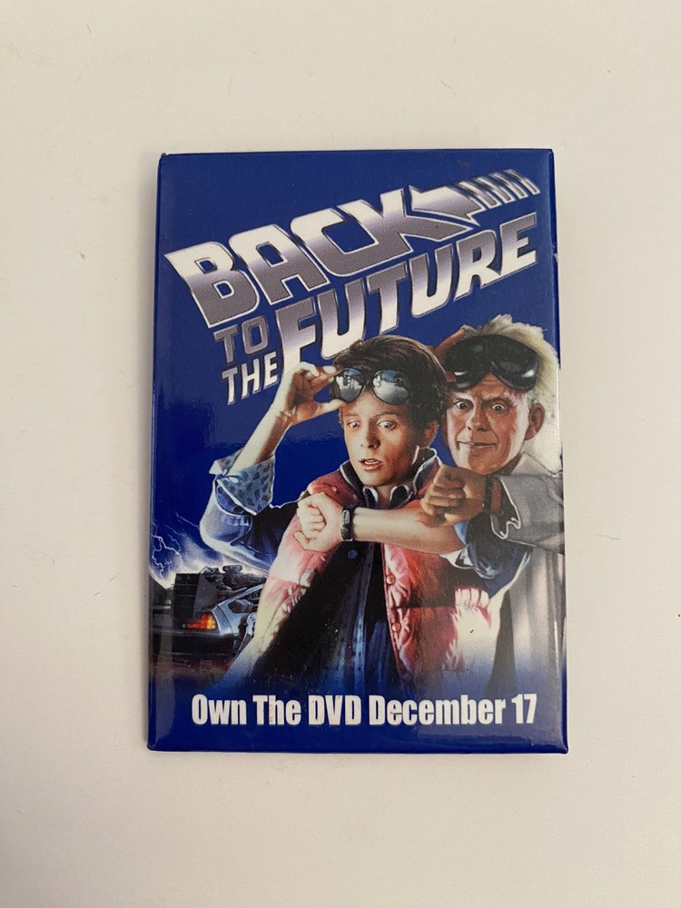 Back To The Future Promo Pin Back Button P34
