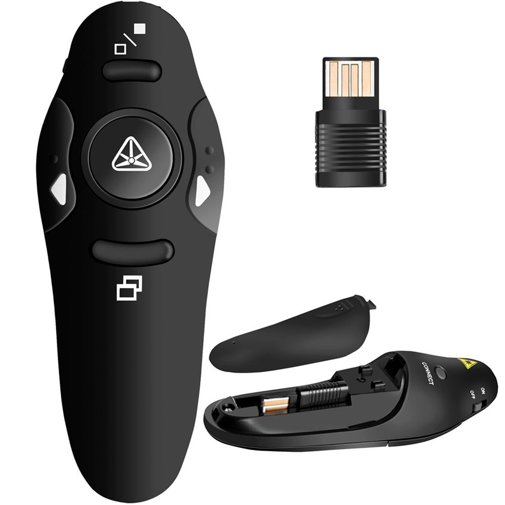 Power Point Presentation Remote Wireless USB PPT Presenter Laser Pointer Clicker