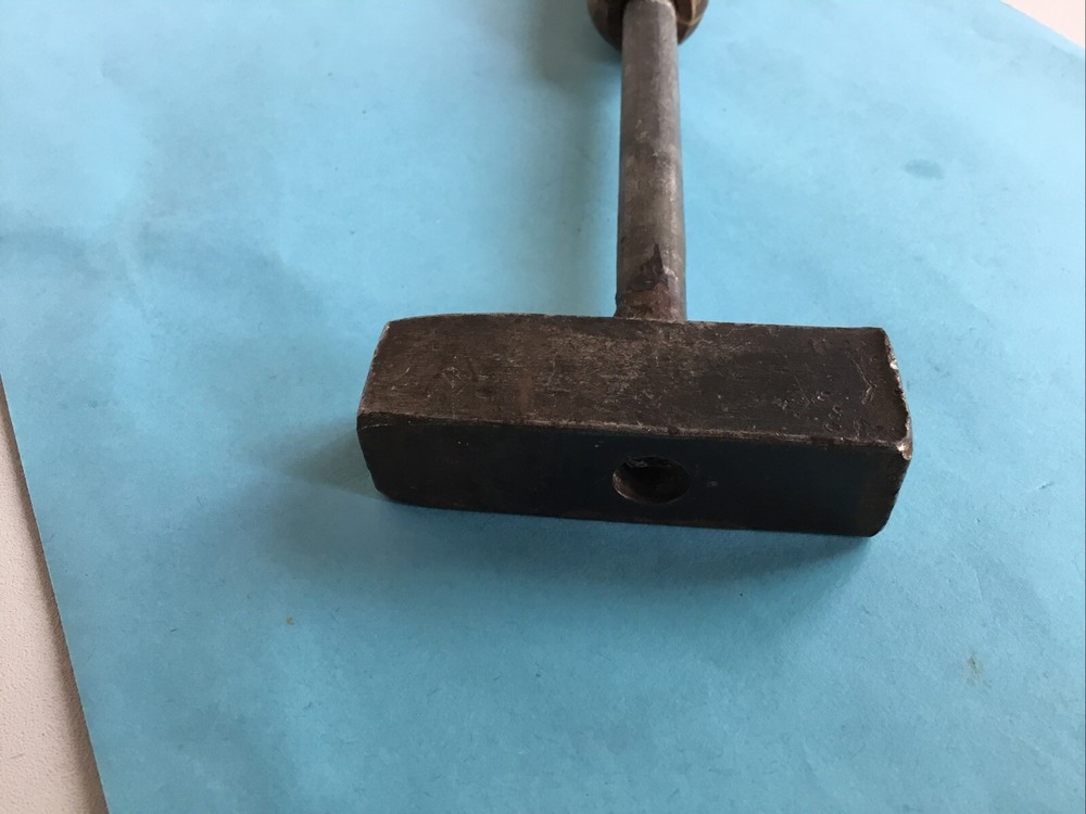 Rectangular 2.5" long Head 9.1 ounce Metal Working Hammer