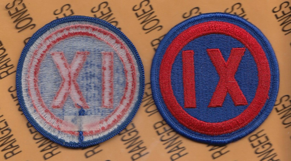 9th MISSION SUPPORT COMMAND CORPS dress uniform patch m/e