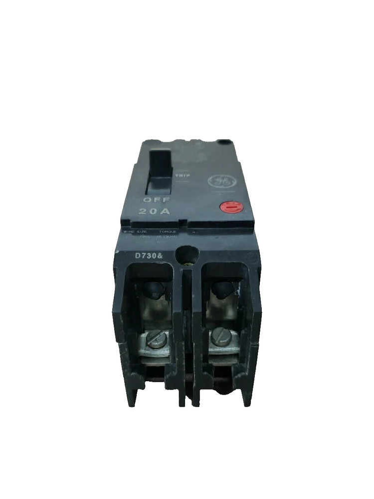 GE TEY220 20 Amp 2 Pole Circuit Breaker SHIPS SAME DAY