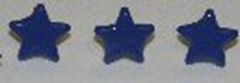 Mini Navy Blue Star Brads