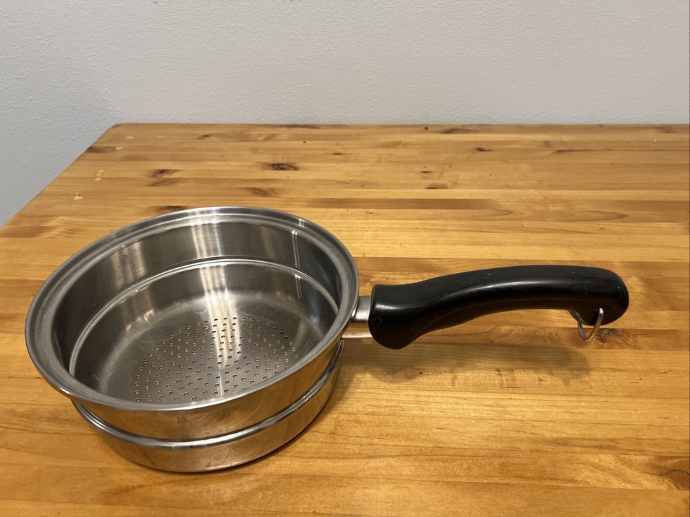 Saladmaster Stainless Steel Steamer/ Double Boiler Inserts 8" Diameter