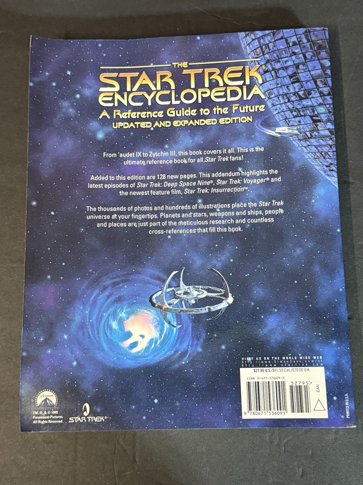 STAR TREK ENCYCLOPEDIA *A Reference Guide To The Future Updated & Expanded 1994