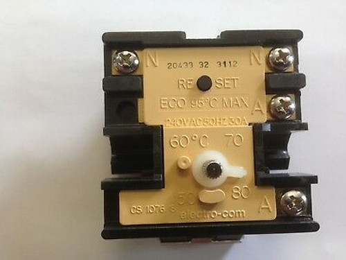 KLIXON  ELECTRIC HOT WATER HEATER THERMOSTAT ADJUSTABLE 50-80C KLIXON 20433-3-1