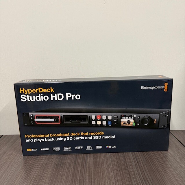 Blackmagic Design HyperDeck Studio HD Pro Recorder (BMD-HYPERD-ST-DFHP)