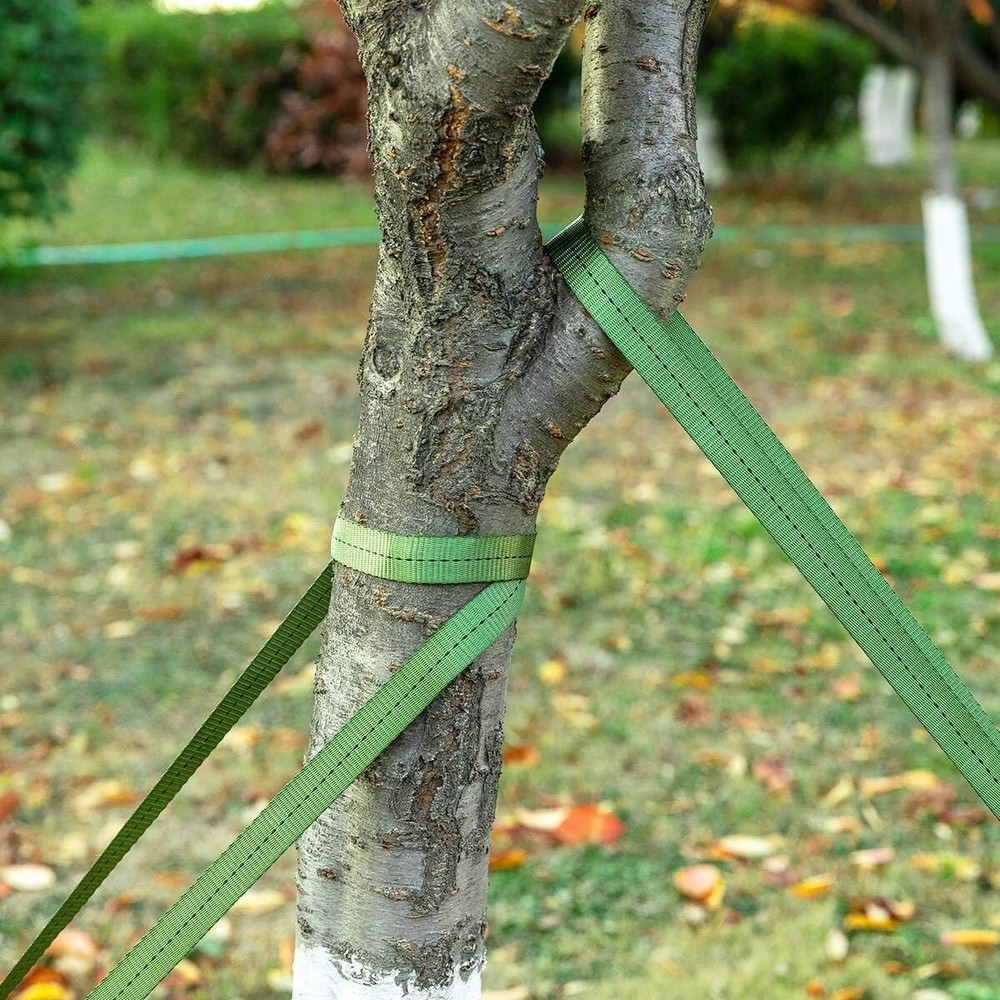 Secure 2,425 lbs Tree Tie Straps - 1 Inch Wide for Effective Storm Protection
