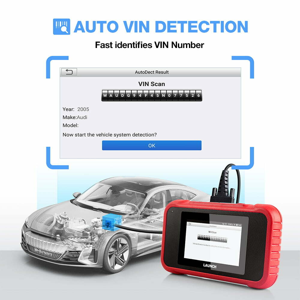 LAUNCH CRP123E Elite Car OBD2 Scanner Code Reader Engine ABS SRS Diagnostic Tool