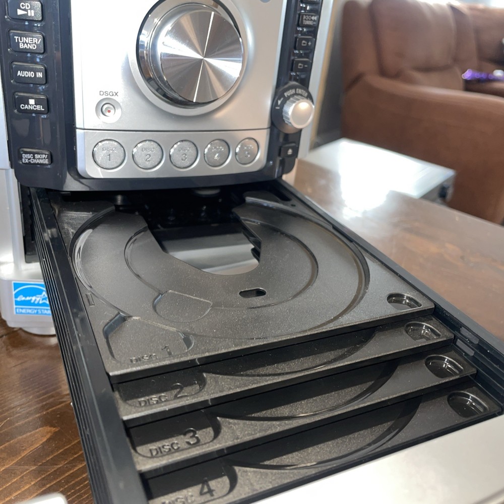 Sony CMT HPR99XM Micro System Tested Working No Remote , No Speakers.