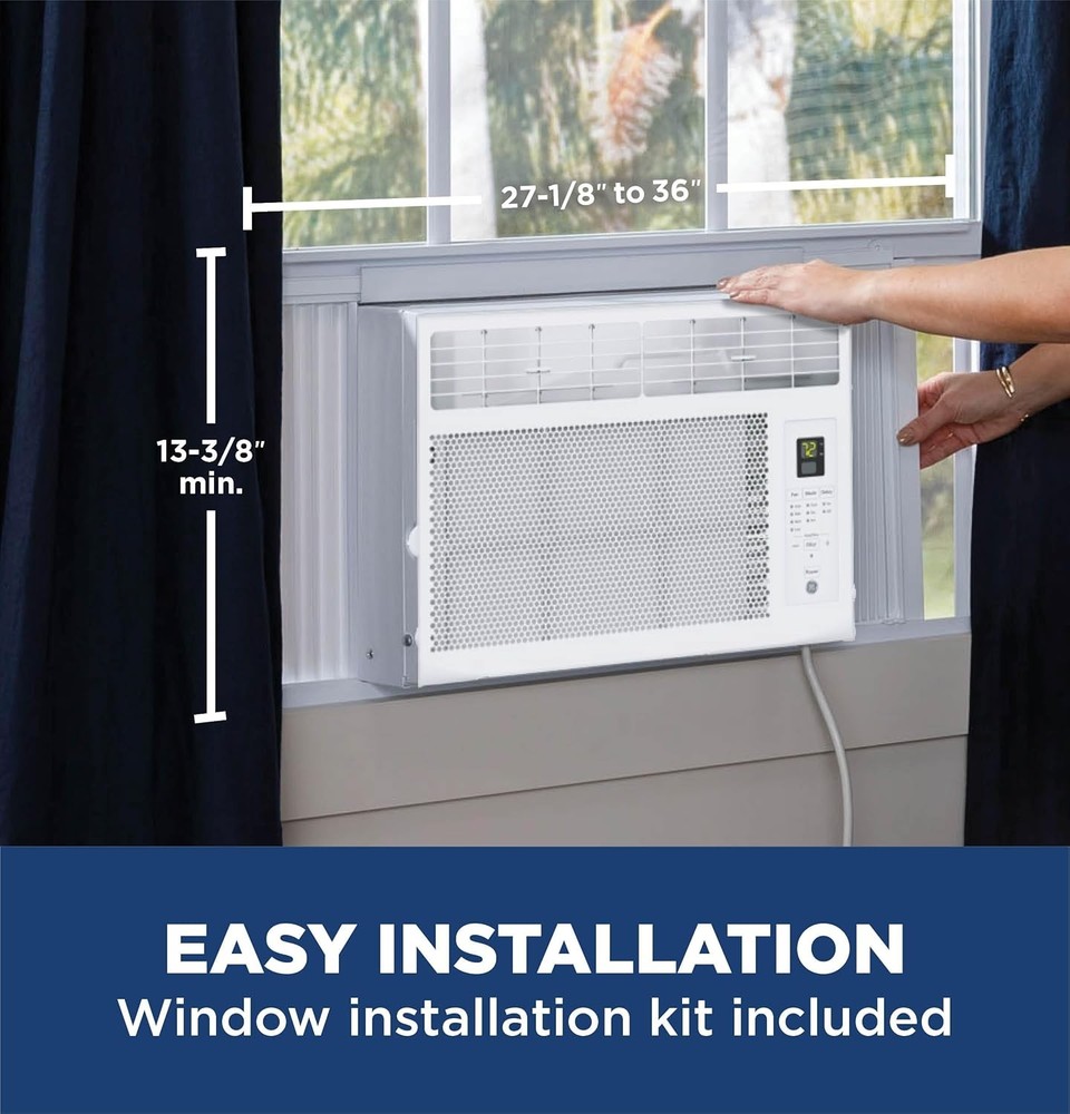 GE 6000 BTU Electronic Window AC 250 sq ft