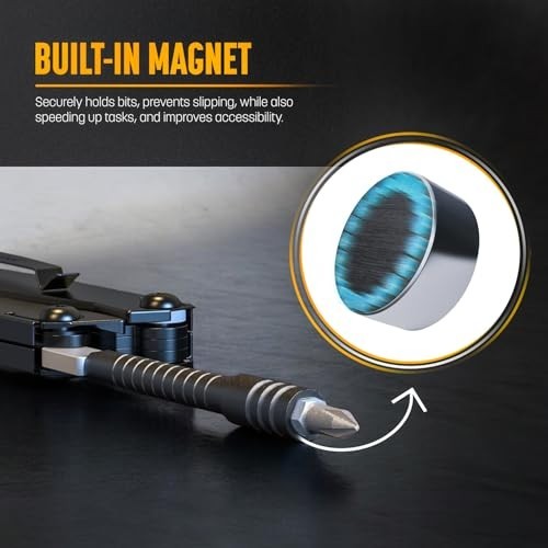 Flat-End Bit Extender & Ratchet Driver Set for Multi-Tools, 2PC Black