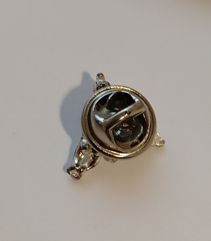 Small Silvertone Angel Tack Pin