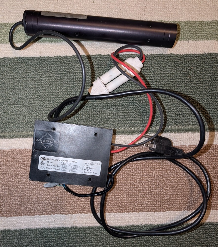 aero tech HeNe Laser Power Supply & Electronics Optical model OEM05P/40