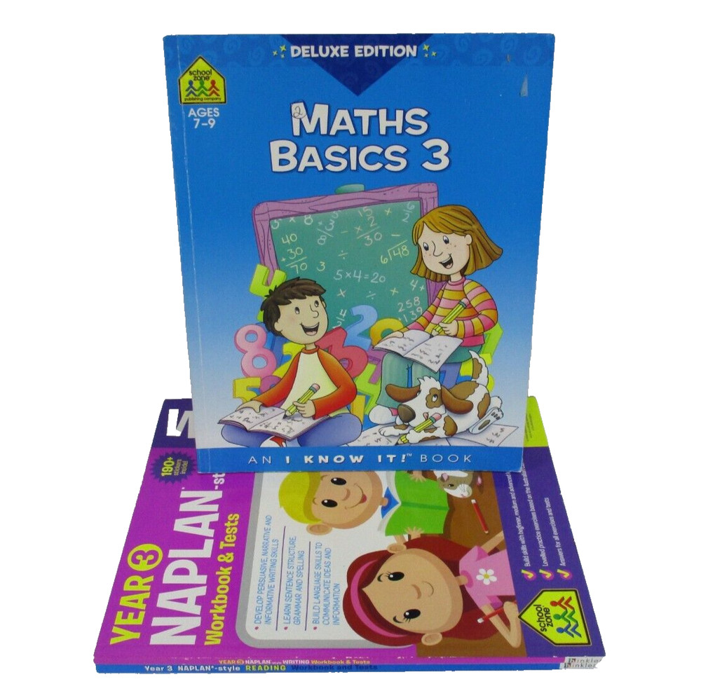 Maths Basics 3 Naplan Writing Naplan Reading Complete with Stickers Educational