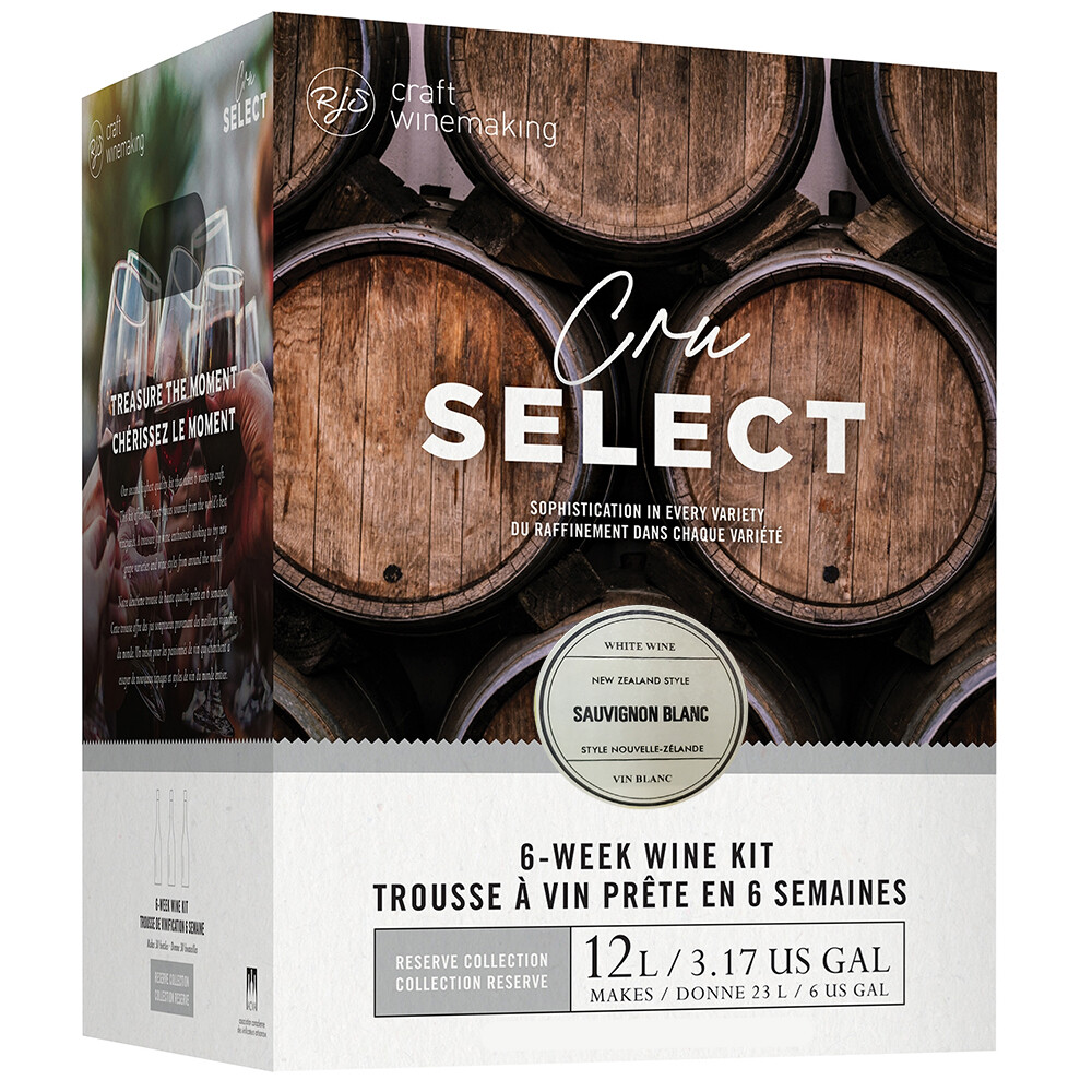 Wine Ingredient Kit - CRU SELECT New Zealand Style Sauvignon Blanc