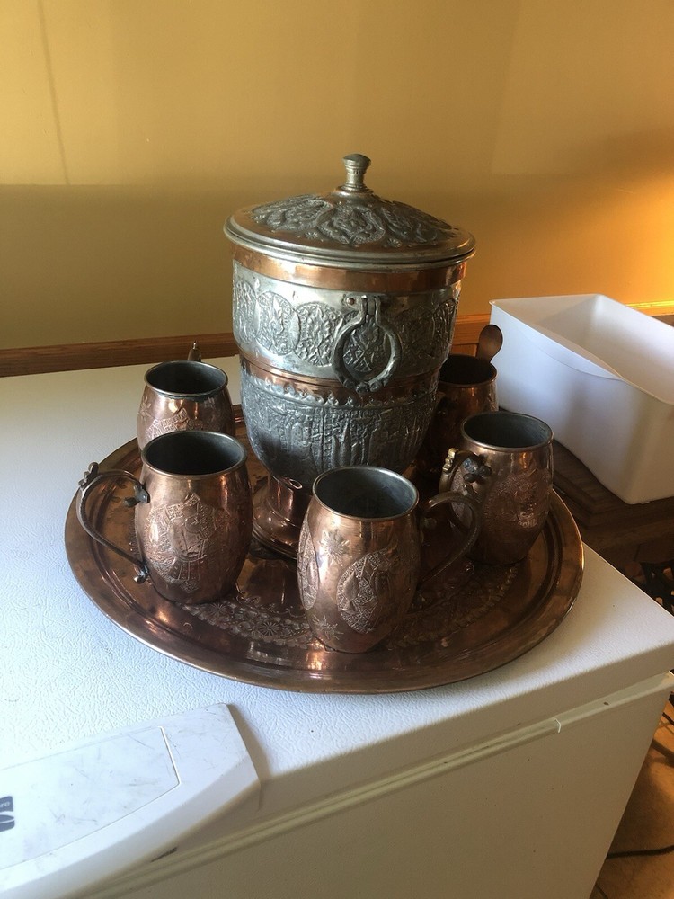 Nader Set - Hand hammered in 1950s Terran.