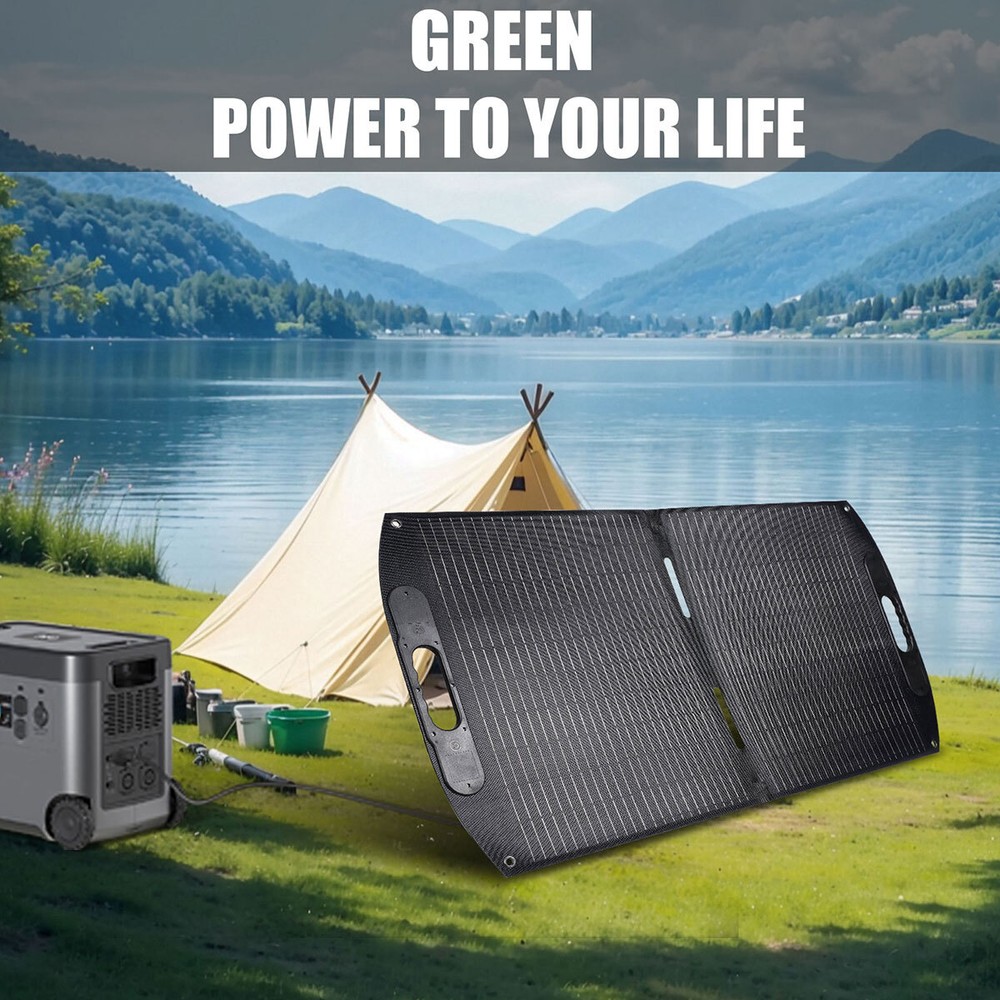 LINEBA 200W Solar Panel Foldable Off-Grid for Power Station 23.4% Efficiency