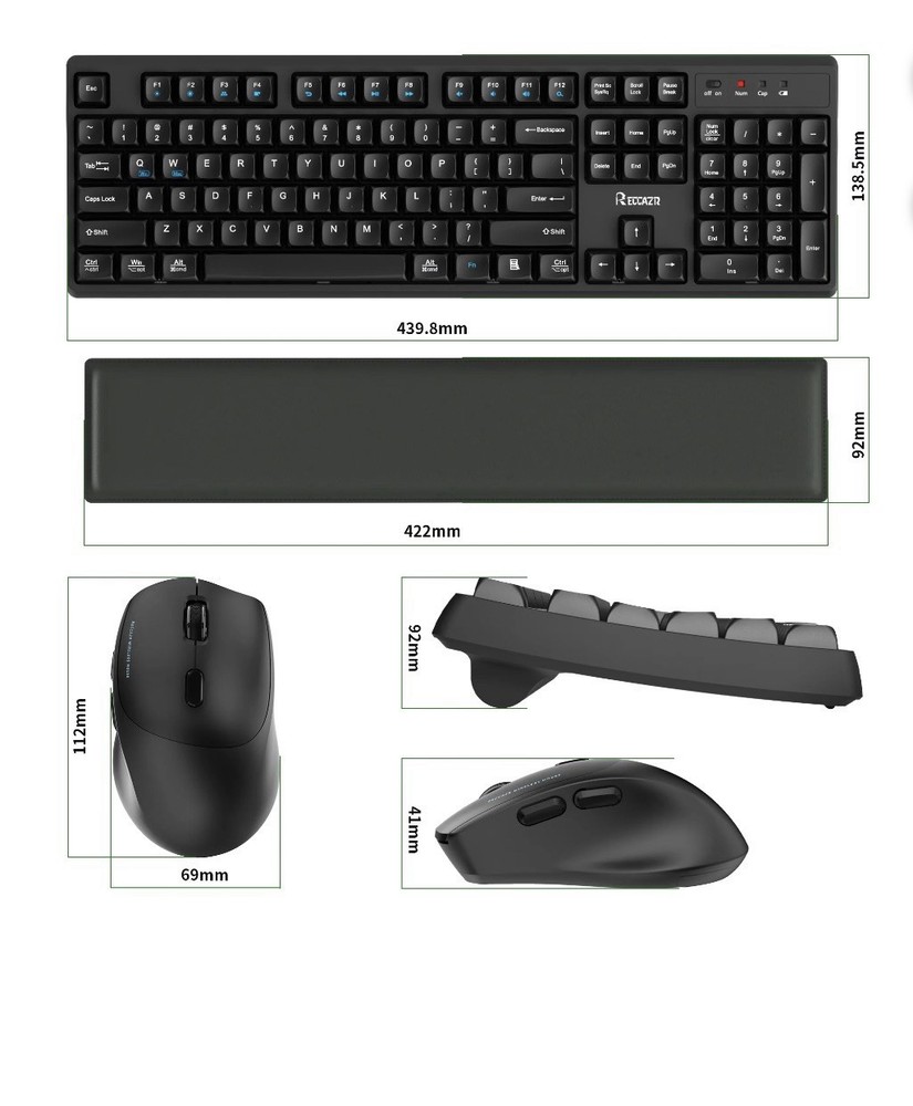 wireless keyboard and mouse combo