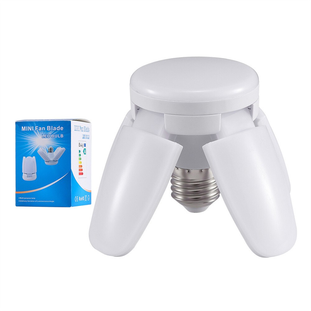 E27 LED Garage Light Bulb 28W Deformable Ceiling Fixture Lights Workshop Lamp