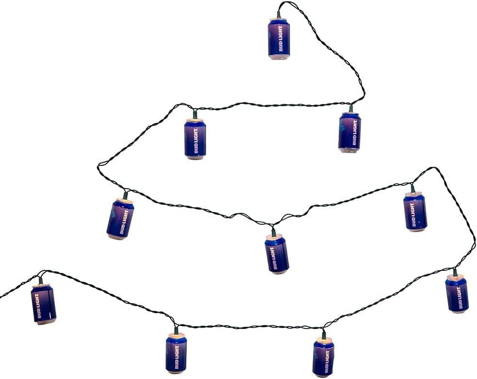 Bud Light Beer Can String Lights