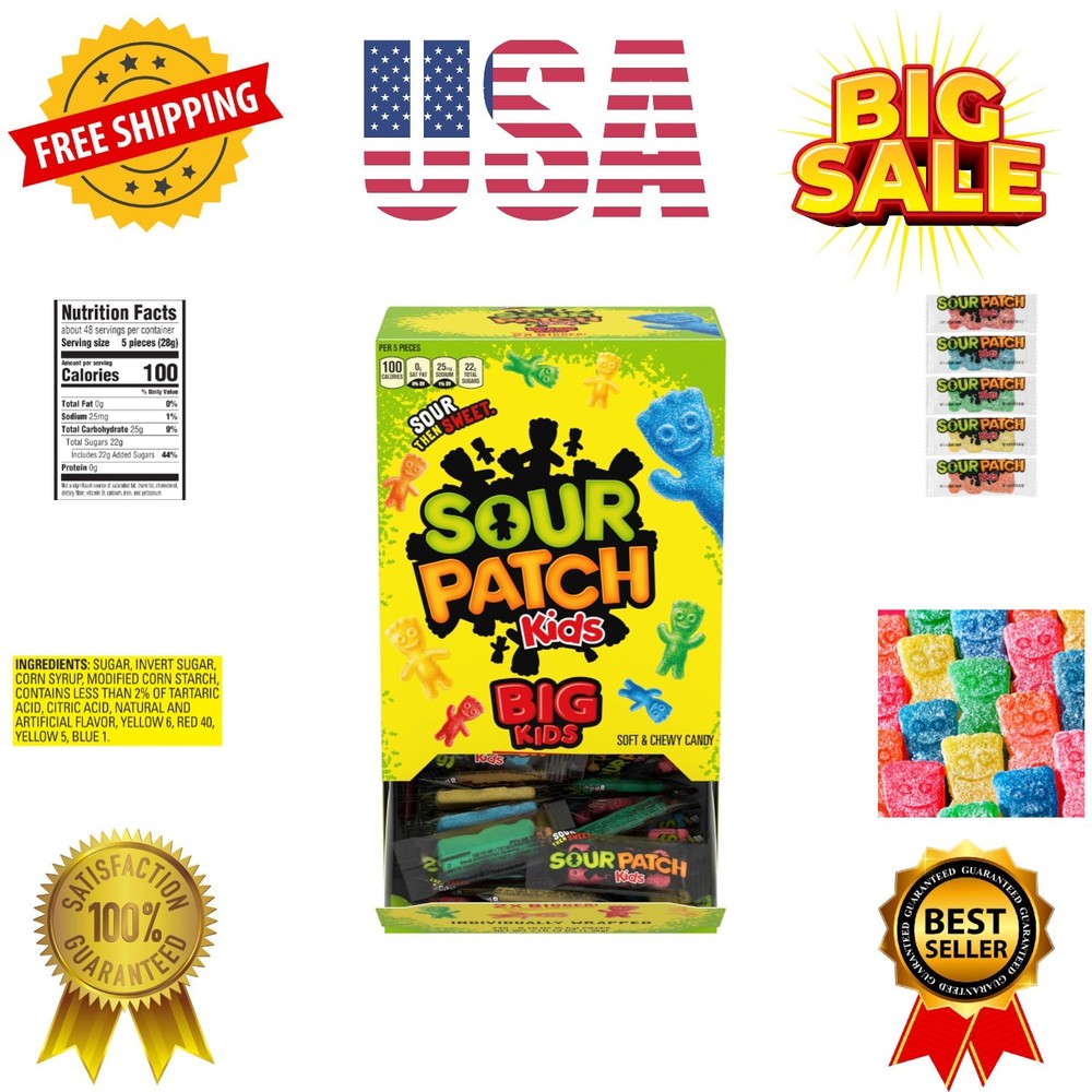 Big Kids Individually Wrapped Soft & Chewy Candy, Bulk Candy, Easter Candy, 2...