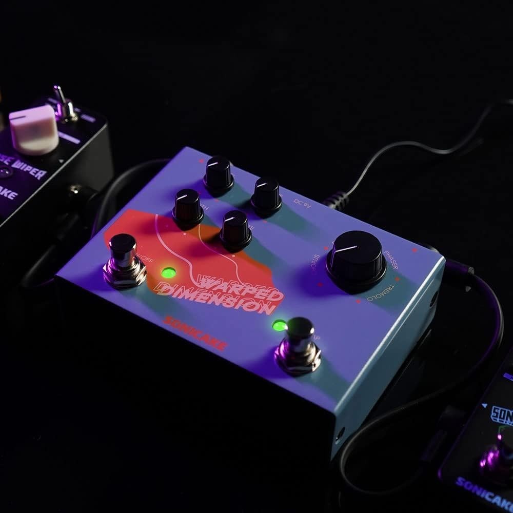 4-Mode Modulation Guitar Effects Pedal