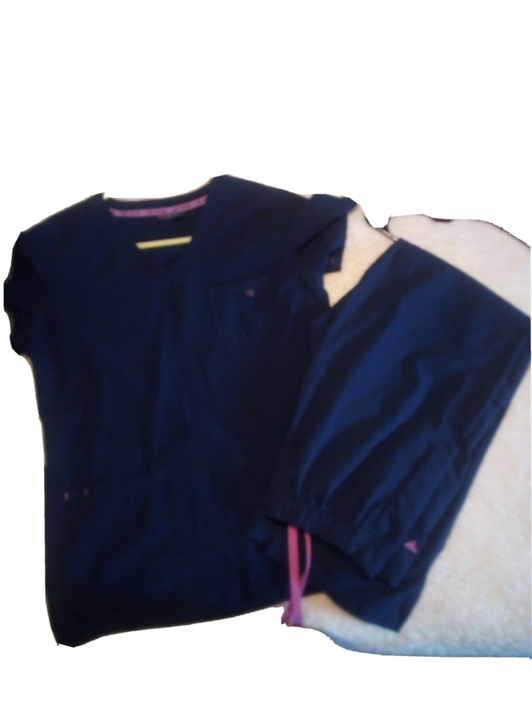 Small Scrub Sets woman's. Navy blue
