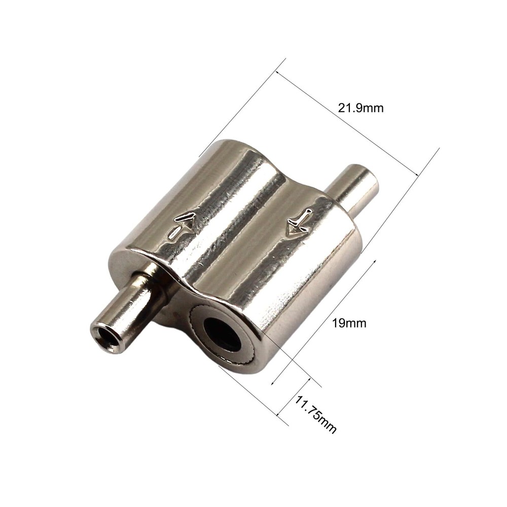 6 Pcs Adjustable Wire Rope Clips for 1.5-2mm Wire Cable Wire Rope Clamp