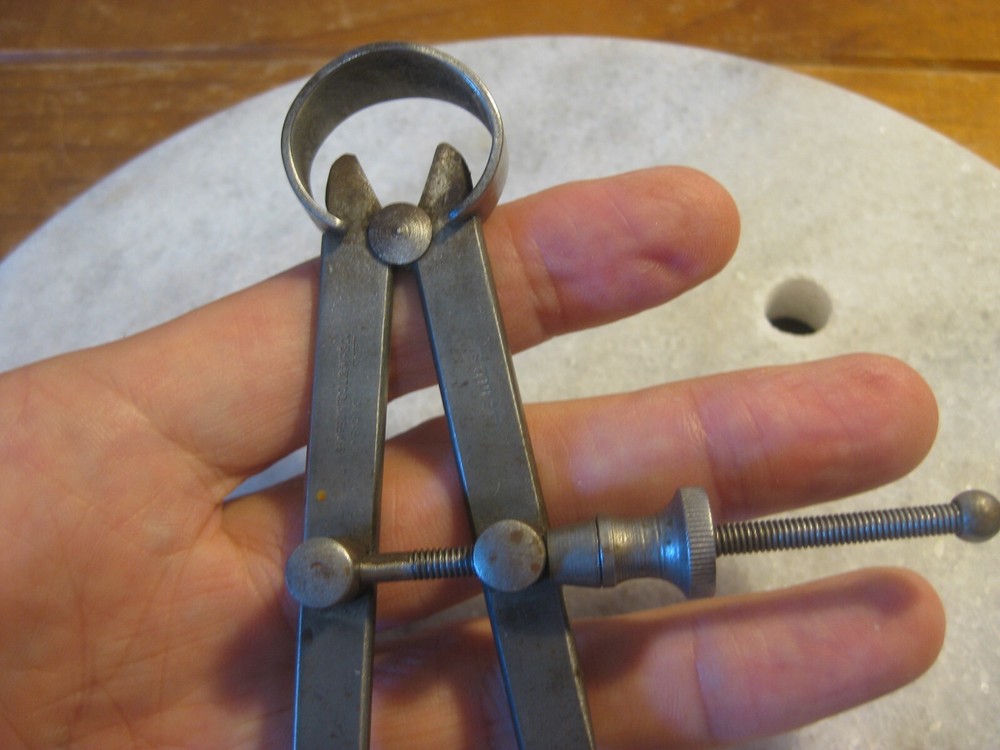 3 x Vintage Inside Spring Calipers (Moore & Wright England/ Samson Tool Mfg USA)