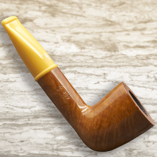 SAVINELLI PIPE: MINI SMOOTH YELLOW 6mm (409) - NEW