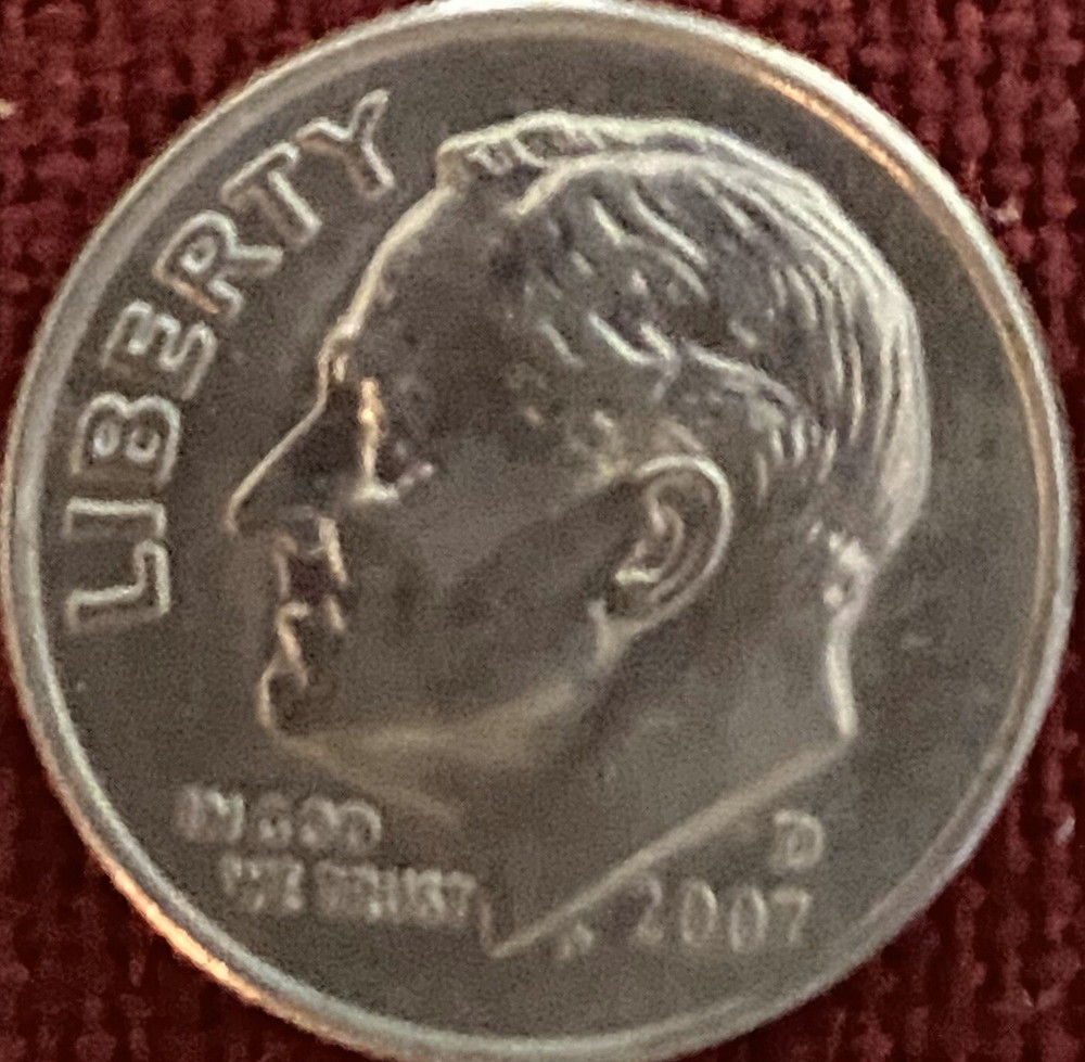 2007 P/D Roosevelt Dimes BU