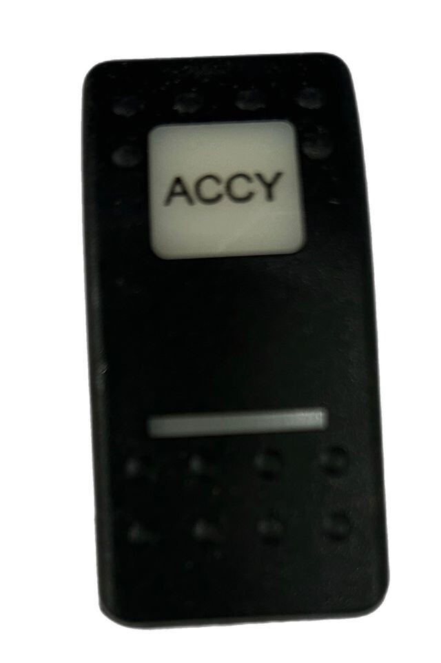 Carling White Lighted "ACCY" Switch Cover