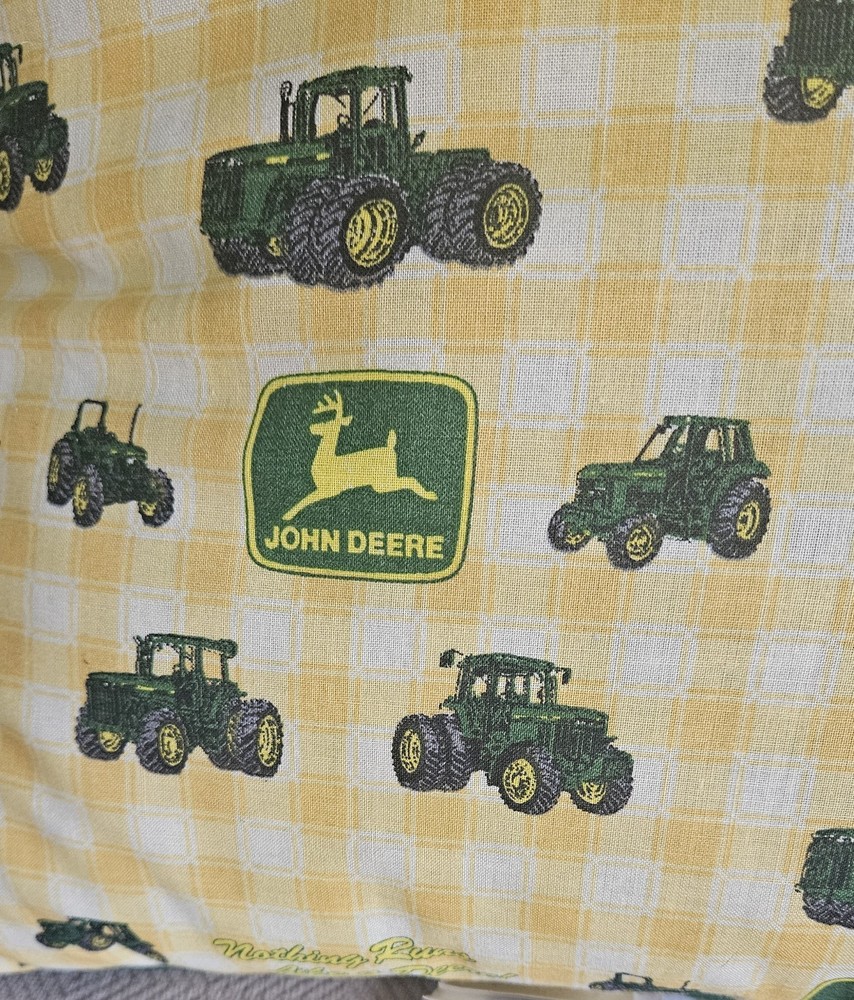 Vintage Style John Deere 15" Square Pillow.