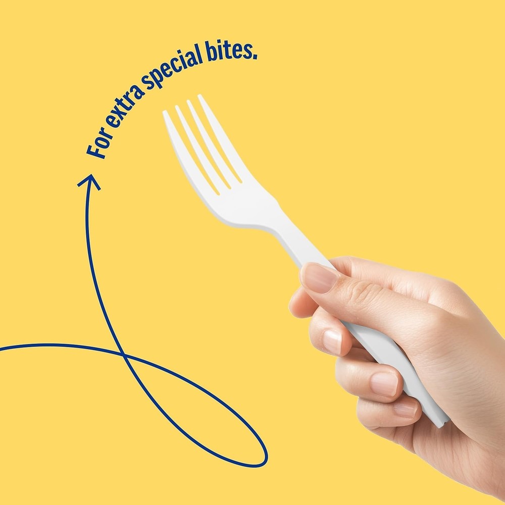 Perk Medium‑Weight Plastic Cutlery Set, 300 Count Bulk Disposable Utensils