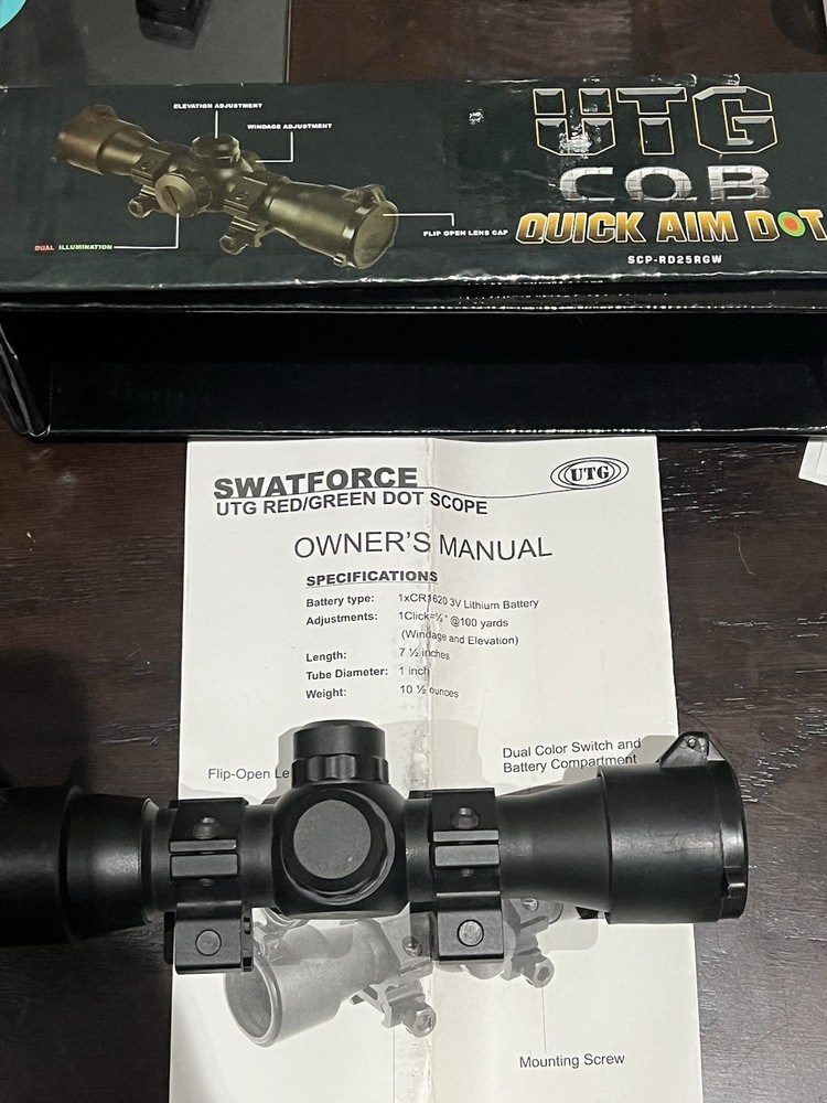 Rifle Scope/optic Red/green Dot Radical