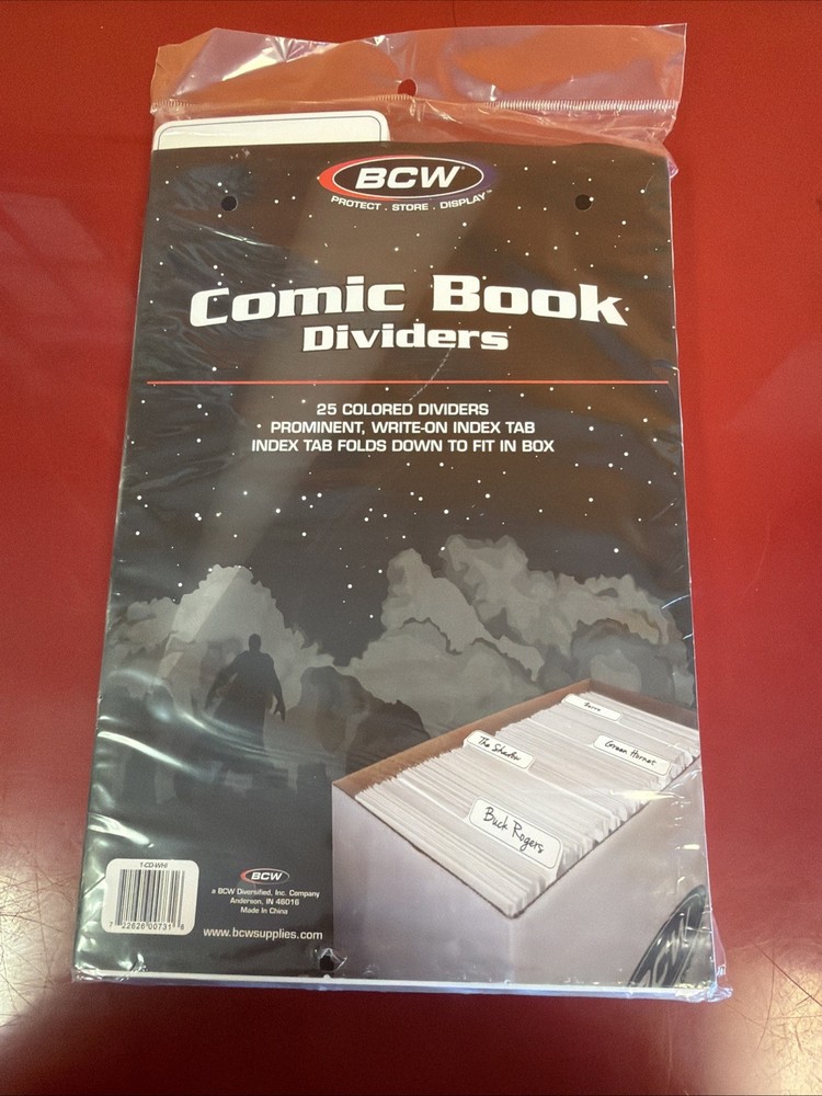 Comic Book Dividers 25 White